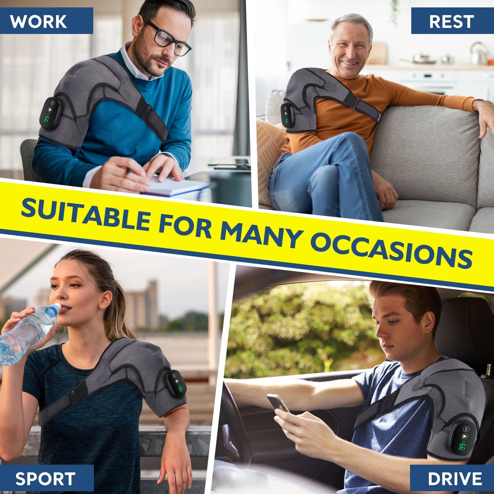 Cordless Heated Shoulder Brace