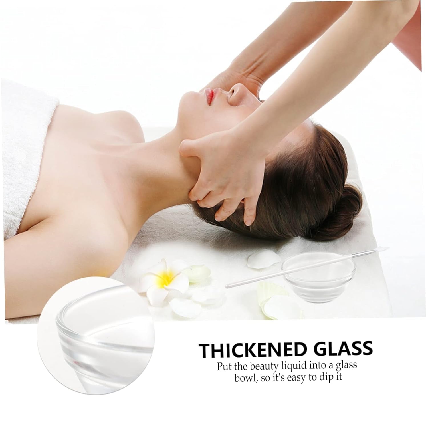 Skin-Friendly Facial Set Beauty Brush and Bowl for Facial Mask Applicator Tools