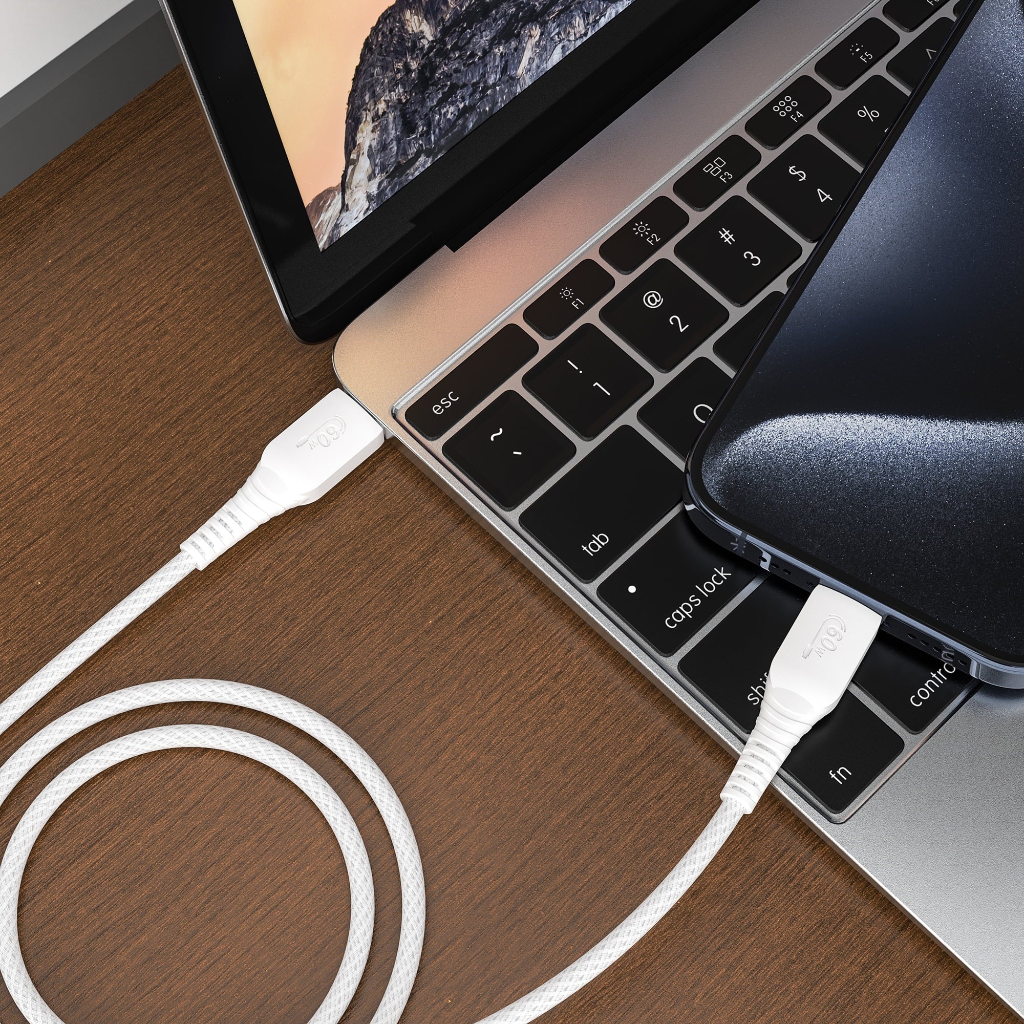 USB-C to USB-C Braided Charging Cable