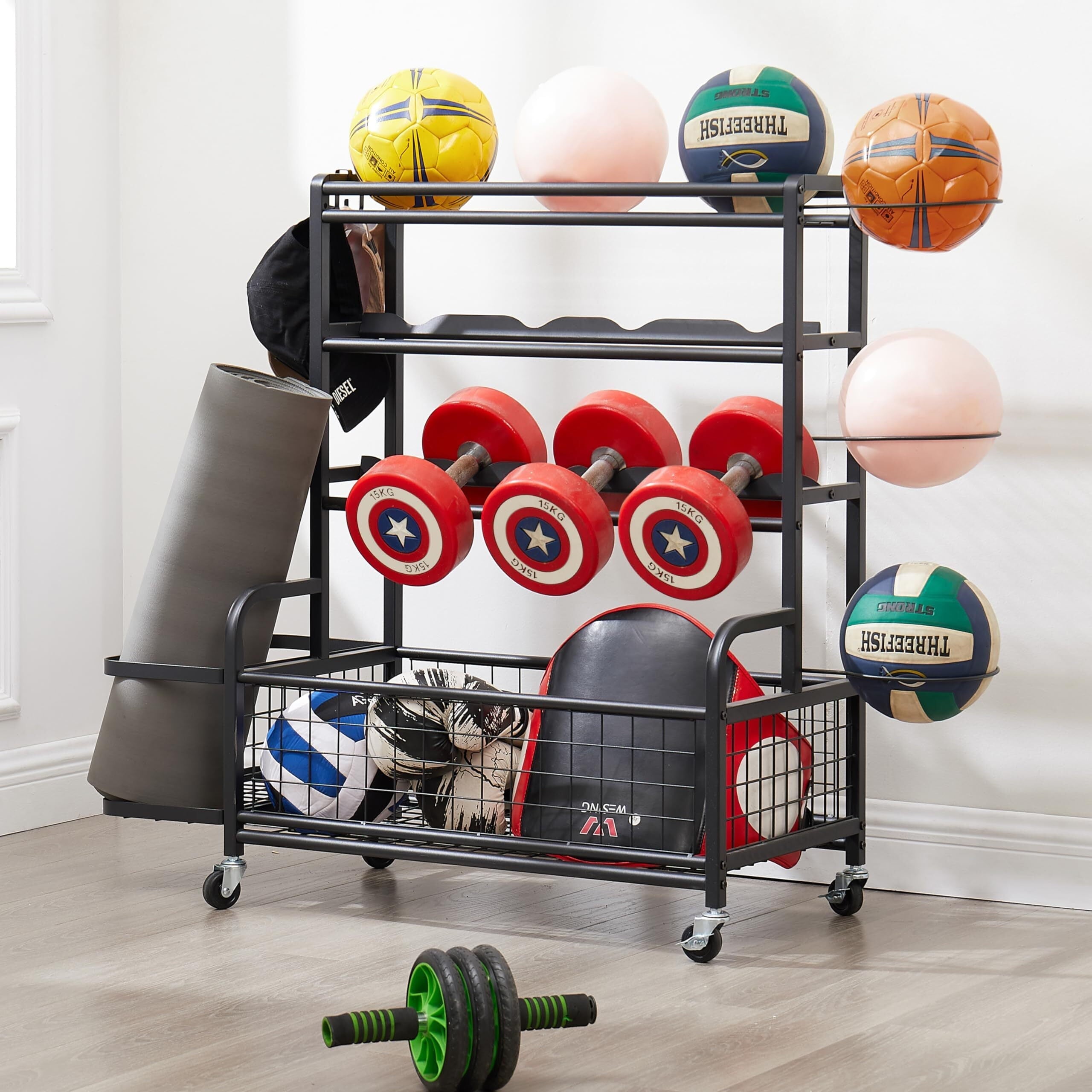 Garage Sports Equipment Organizer