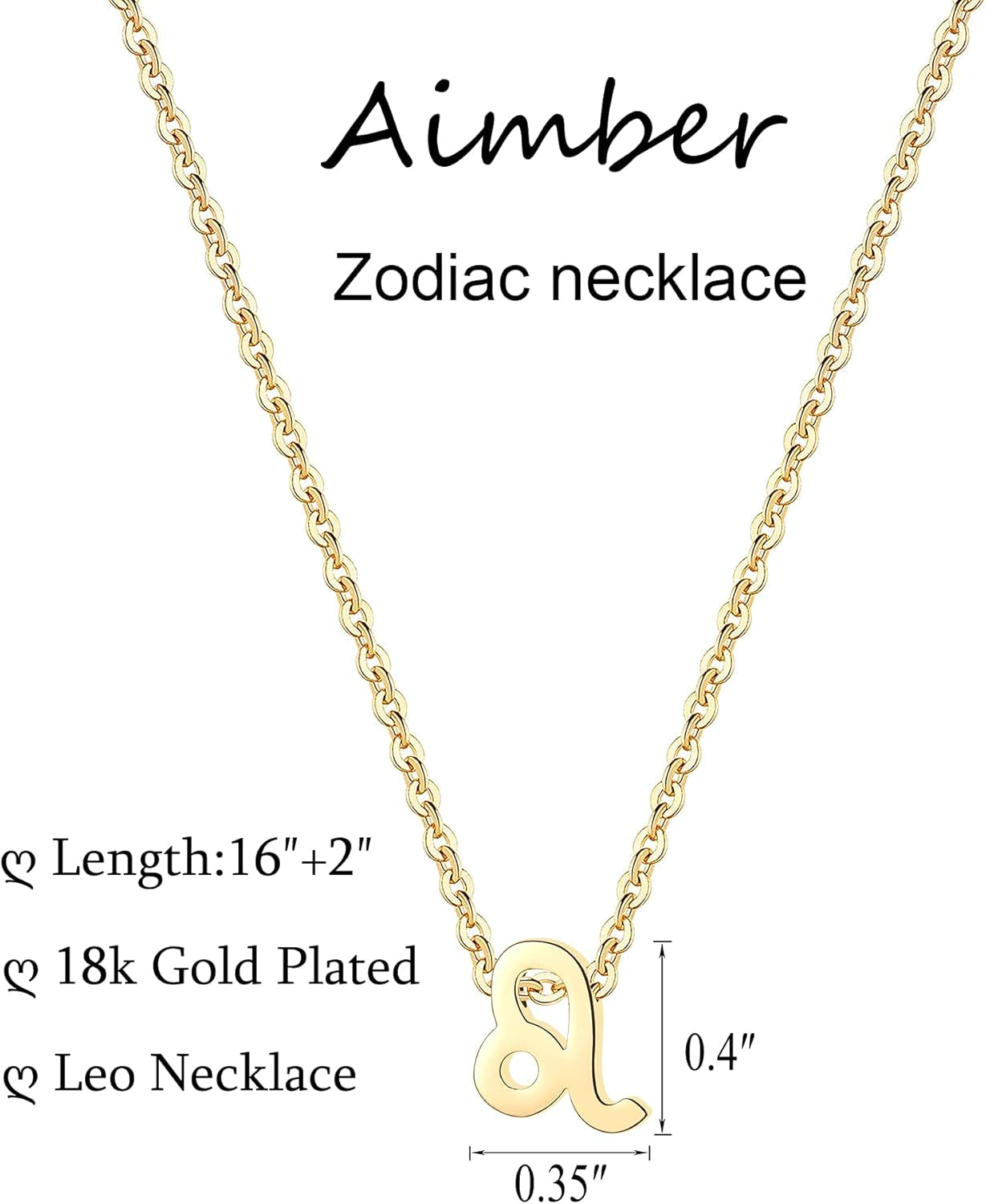 18K Gold Plated Astrology Necklace