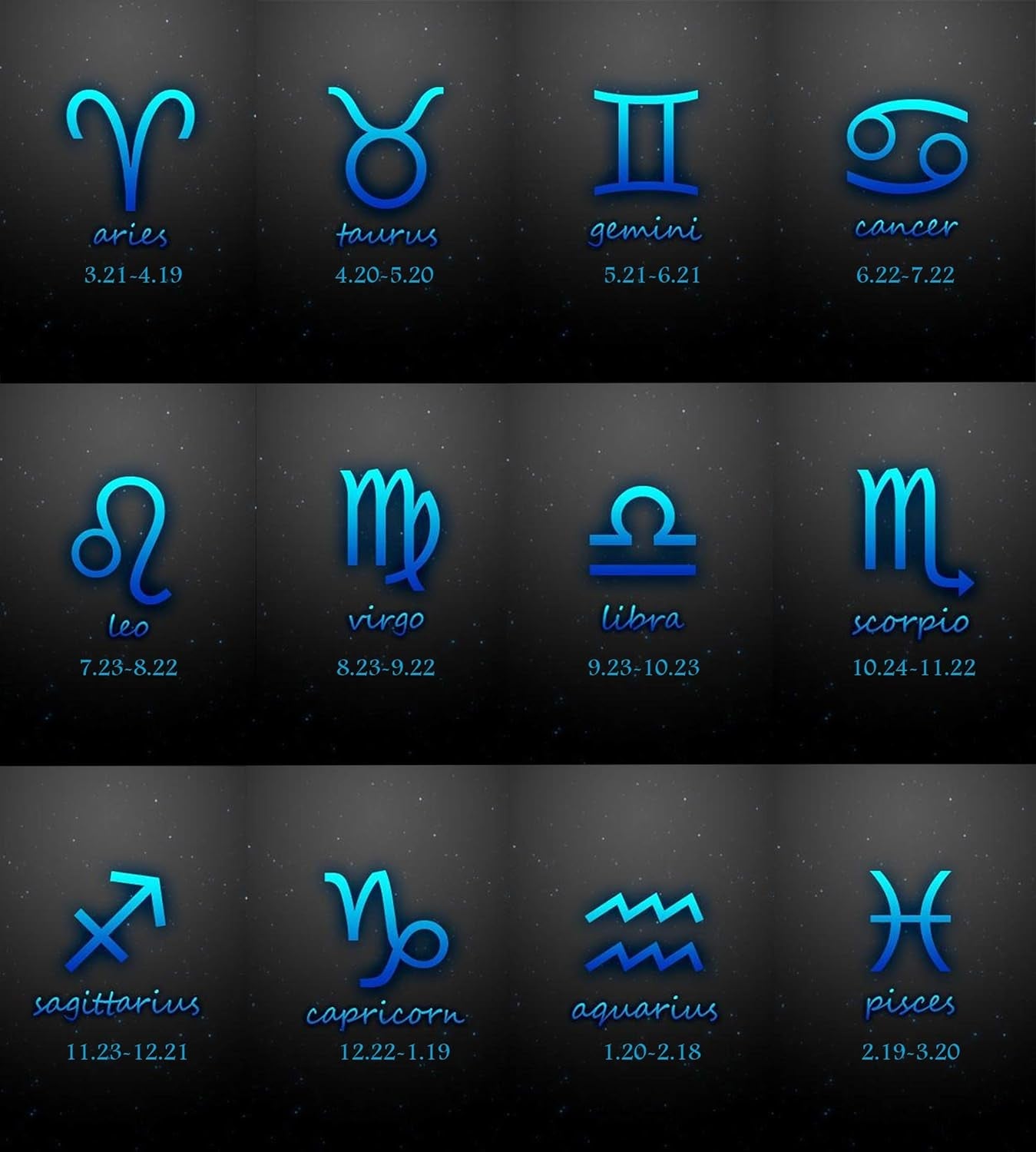 18K Gold Plated Astrology Necklace