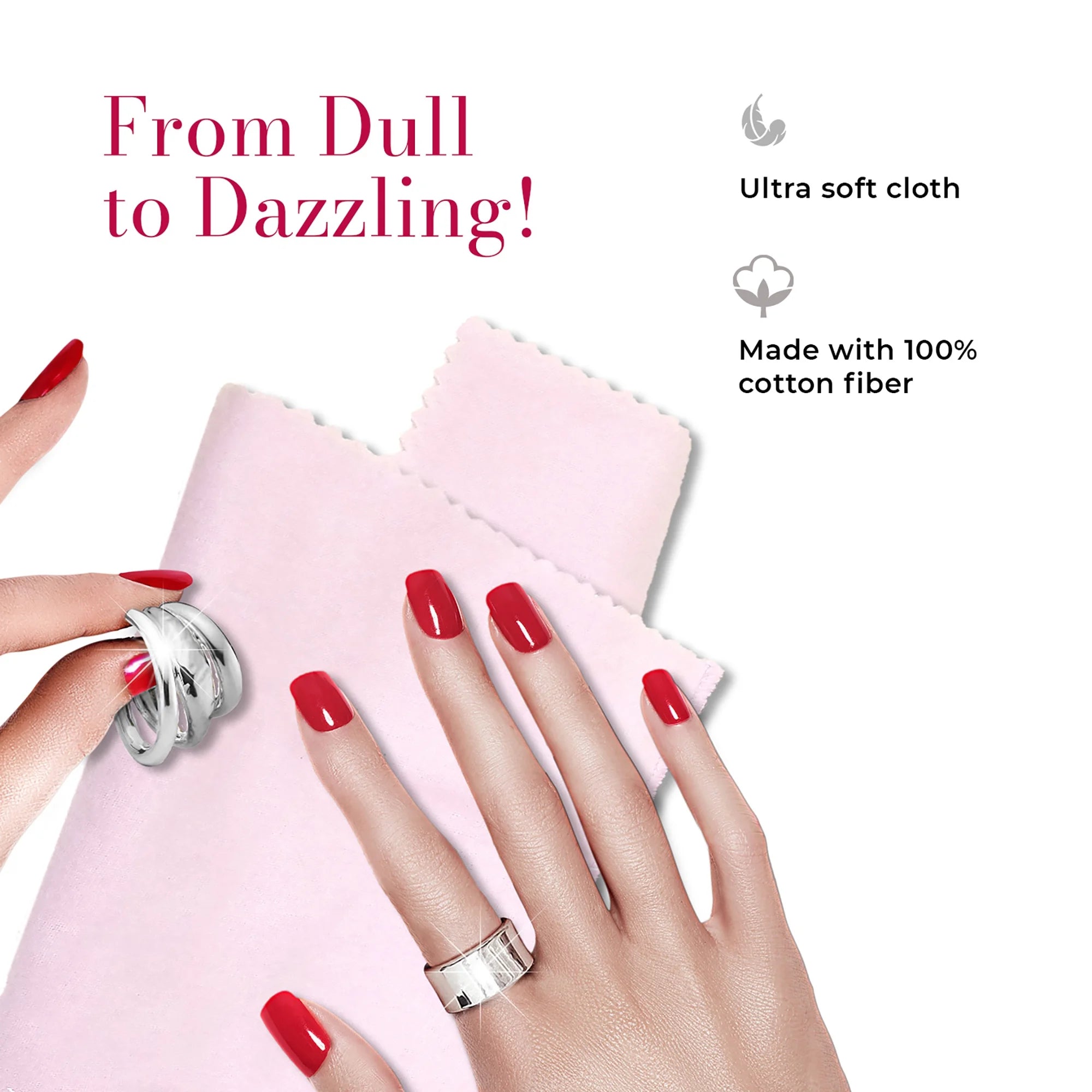 Silver Jewelry Polishing Cloth