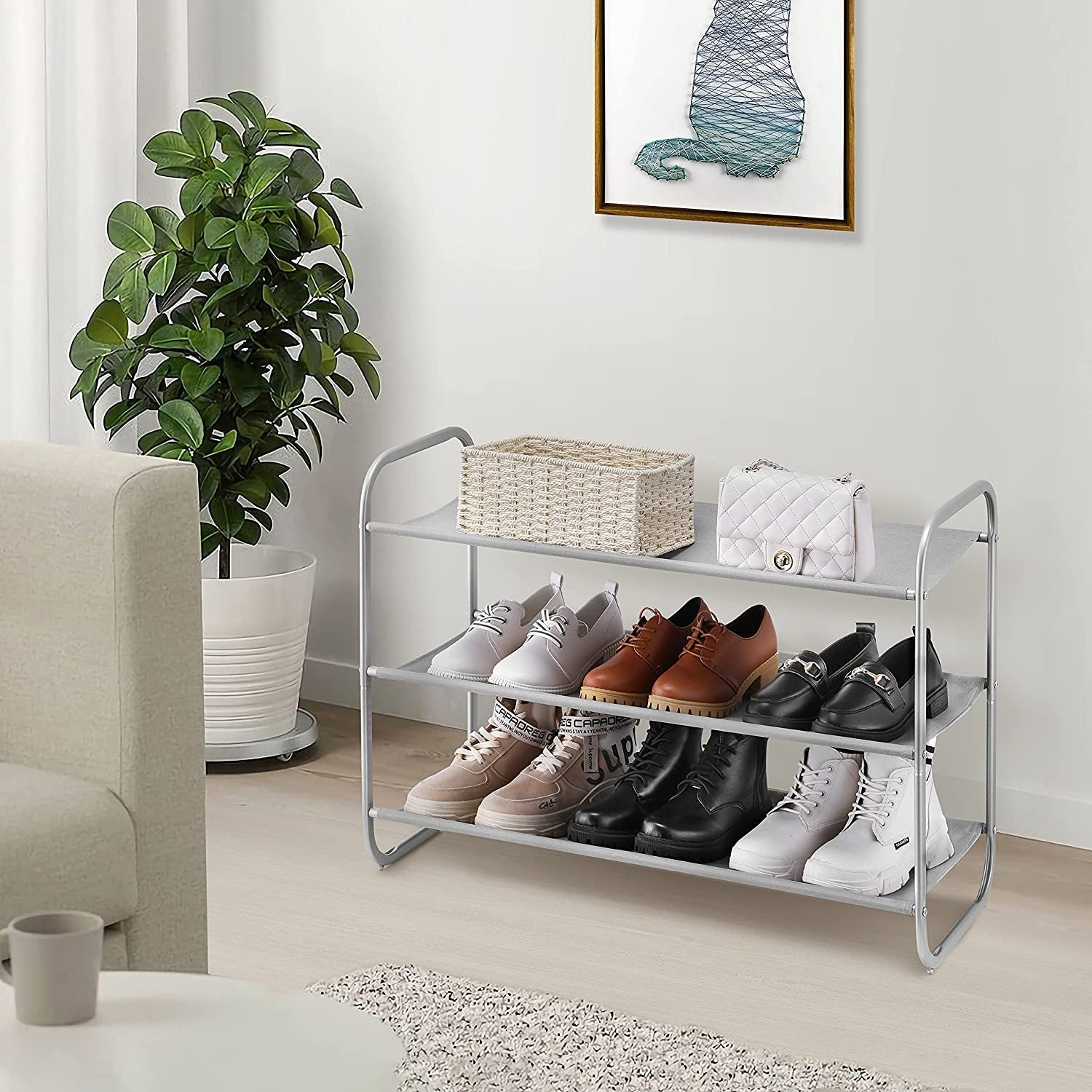 3-Tier Shoe Rack