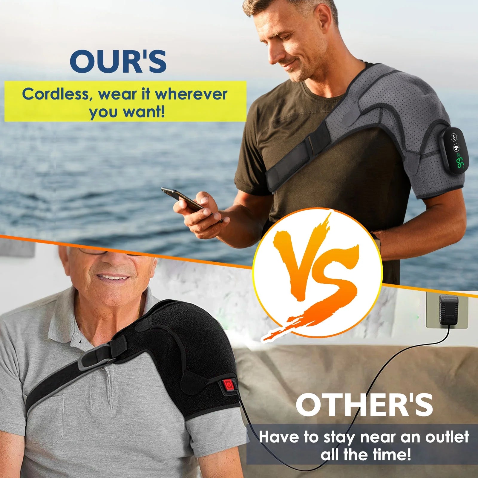 Cordless Heated Shoulder Brace
