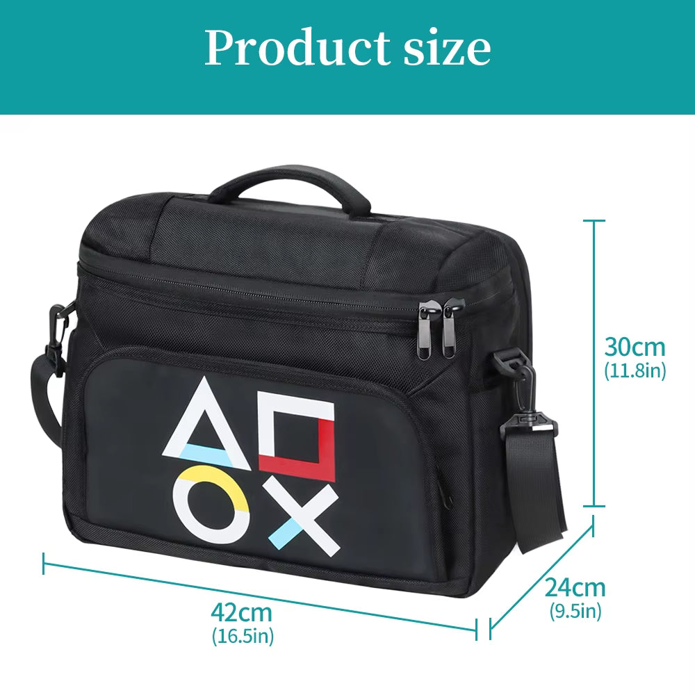 Travelling Carrying Case for PS5 Slim/Pro Portable Protective Shoulder Bag for PS5 Disk/Digital Edition Accessories