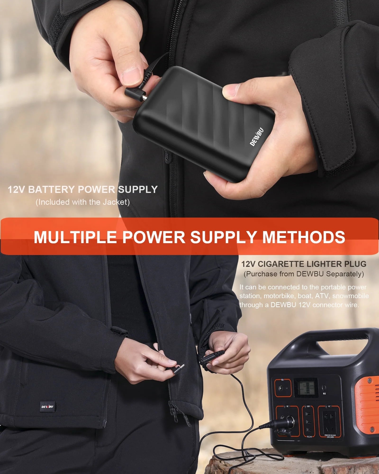 Heated Jacket for Women Soft Shell Heated Coat