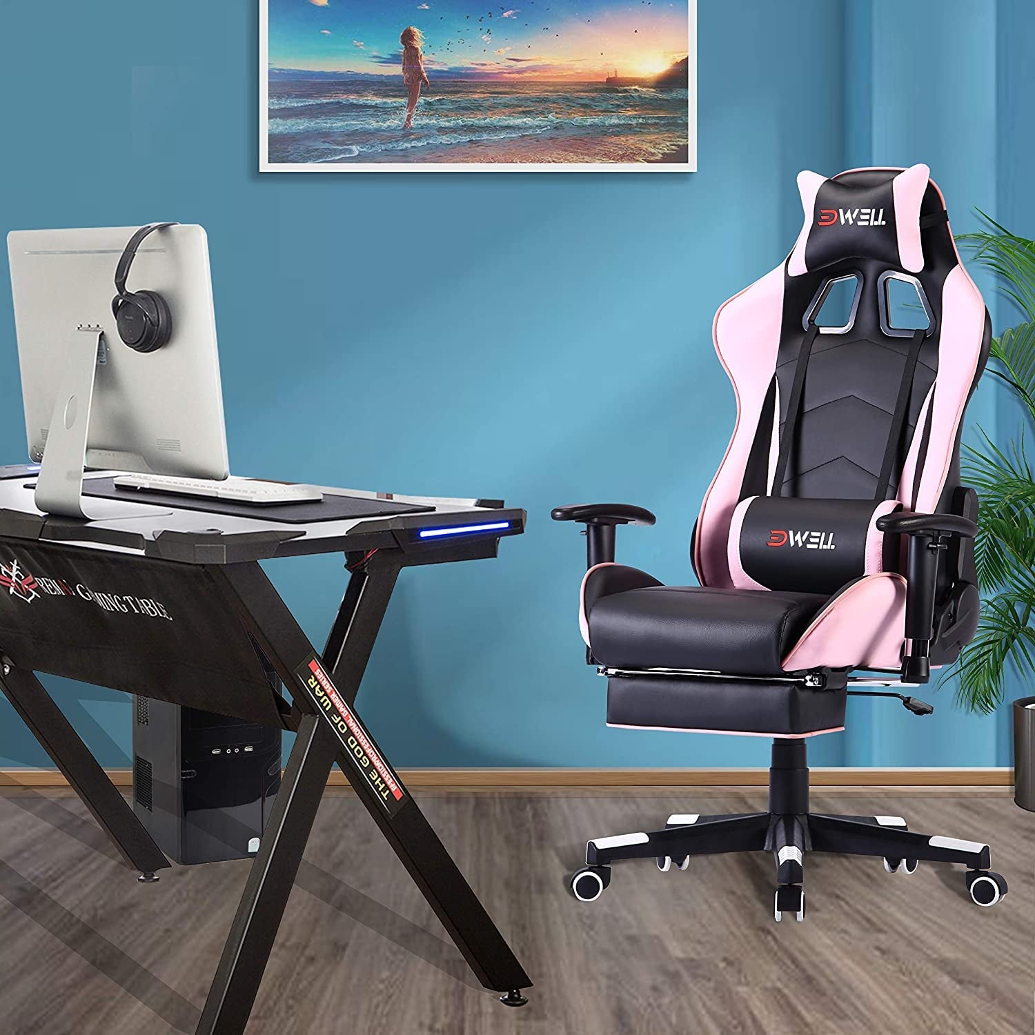 Pink Gaming Chair