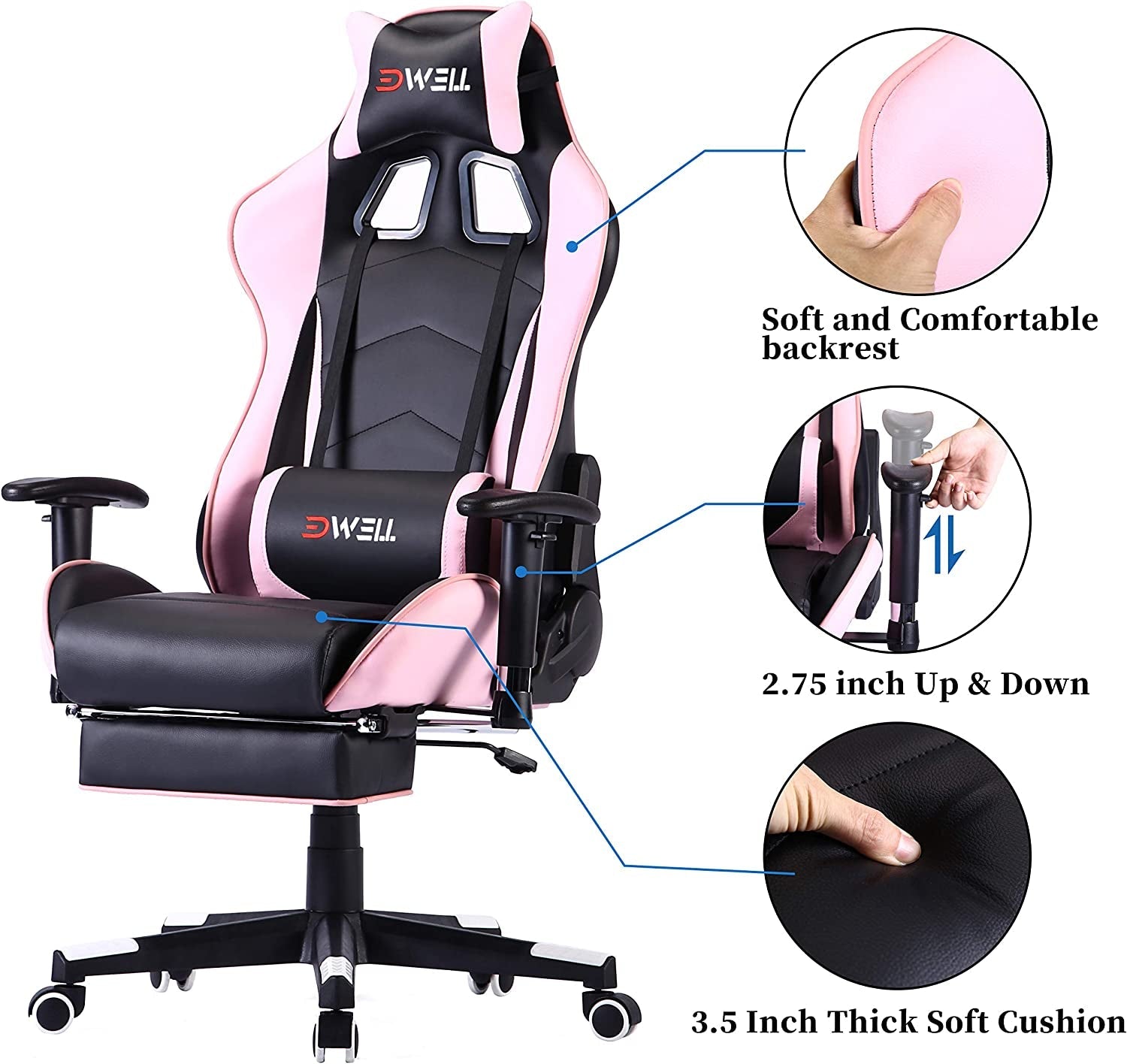 Pink Gaming Chair