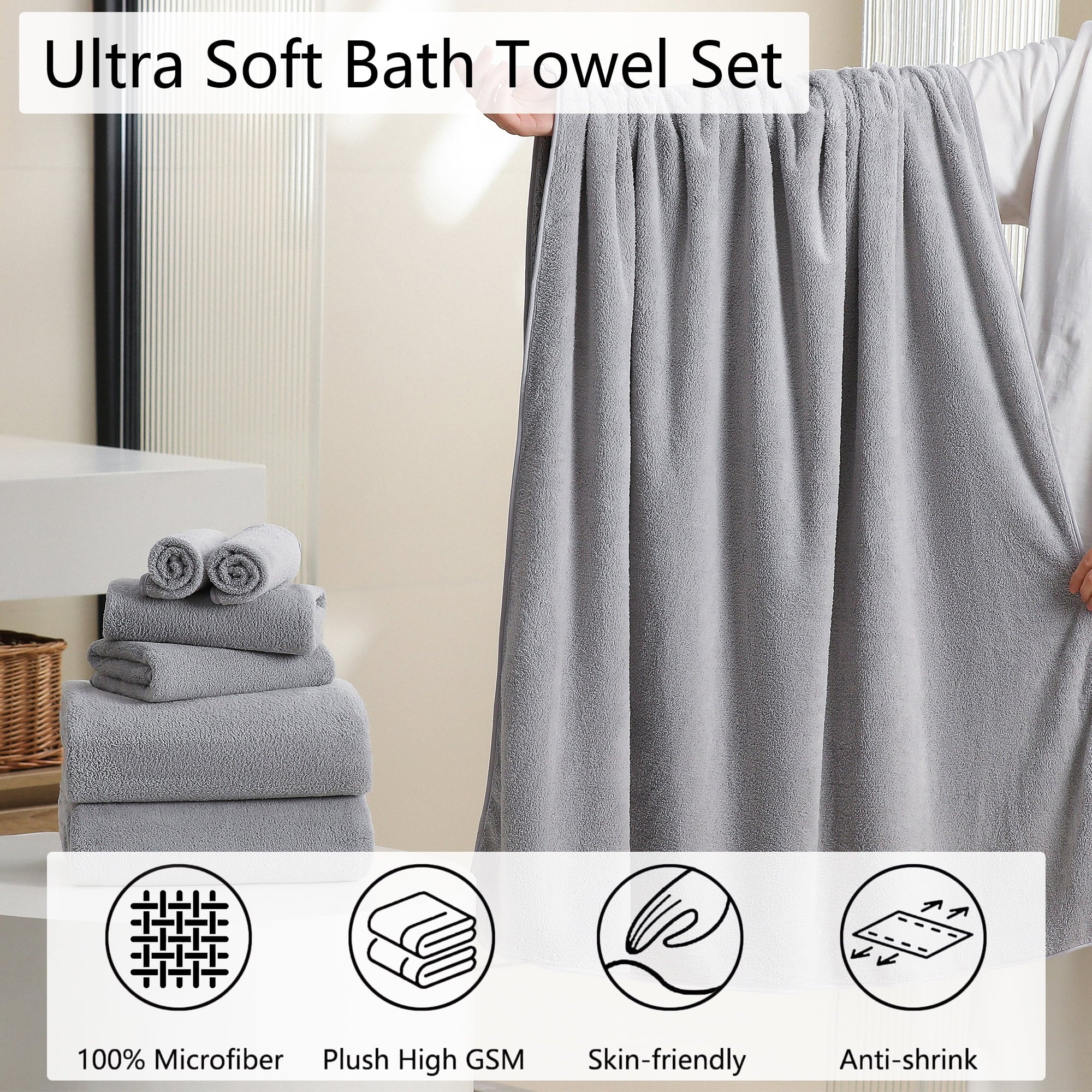 Oversized Bath Sheet Towels