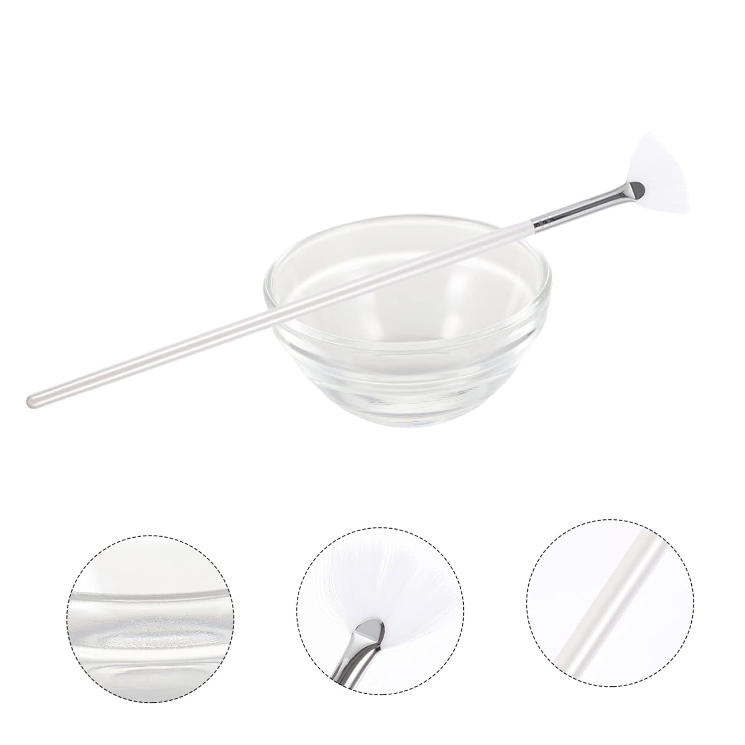 Skin-Friendly Facial Set Beauty Brush and Bowl for Facial Mask Applicator Tools