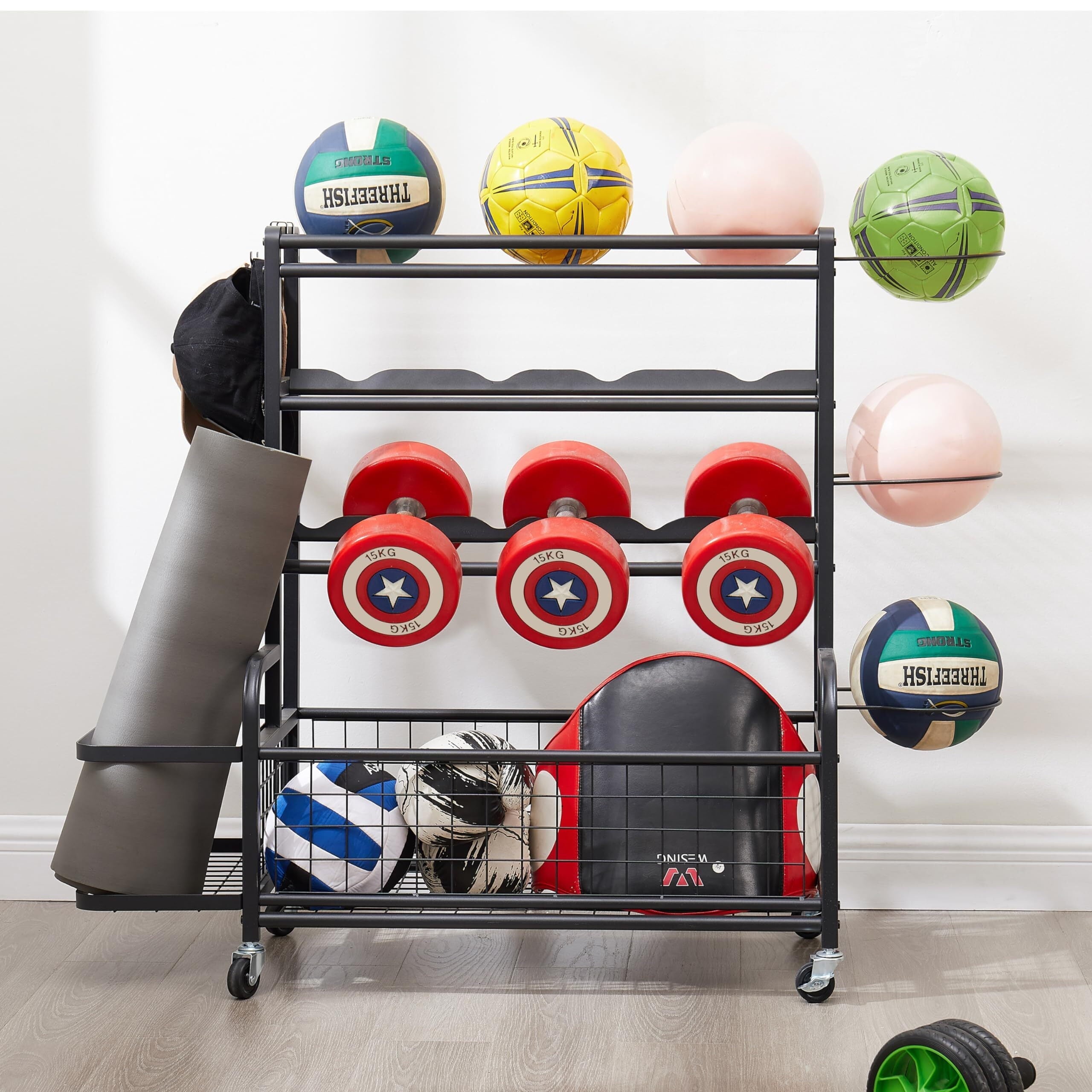Garage Sports Equipment Organizer