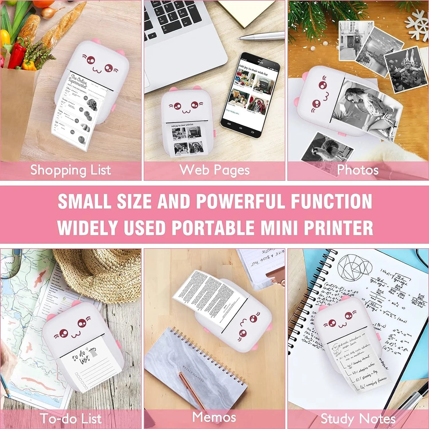 Mini Portable Thermal Printer