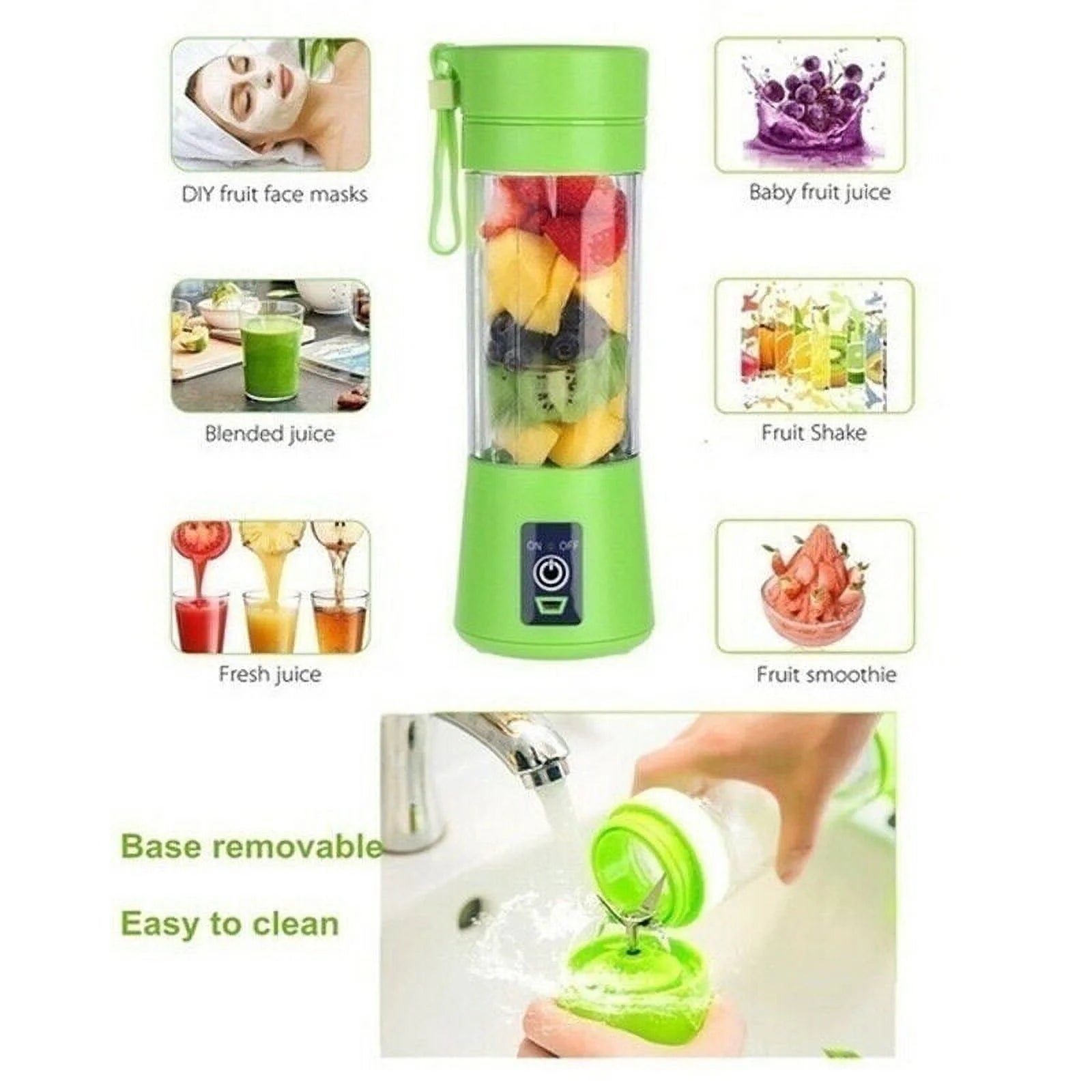 Portable USB Rechargeable Blender 