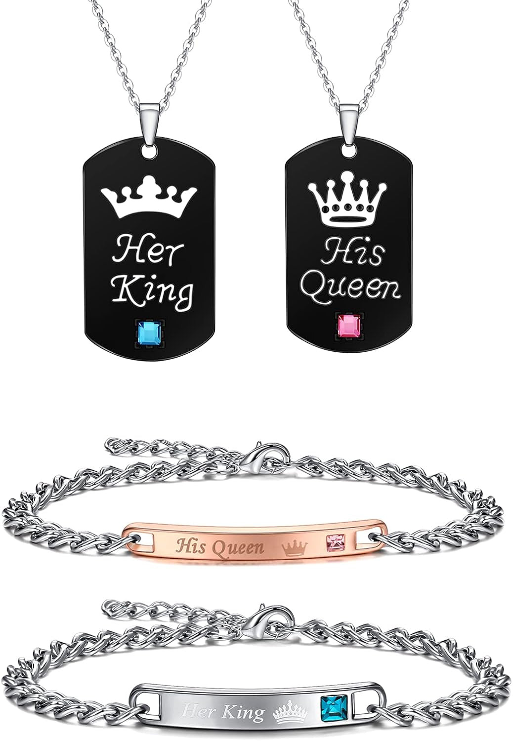 Couple Necklaces Bracelets