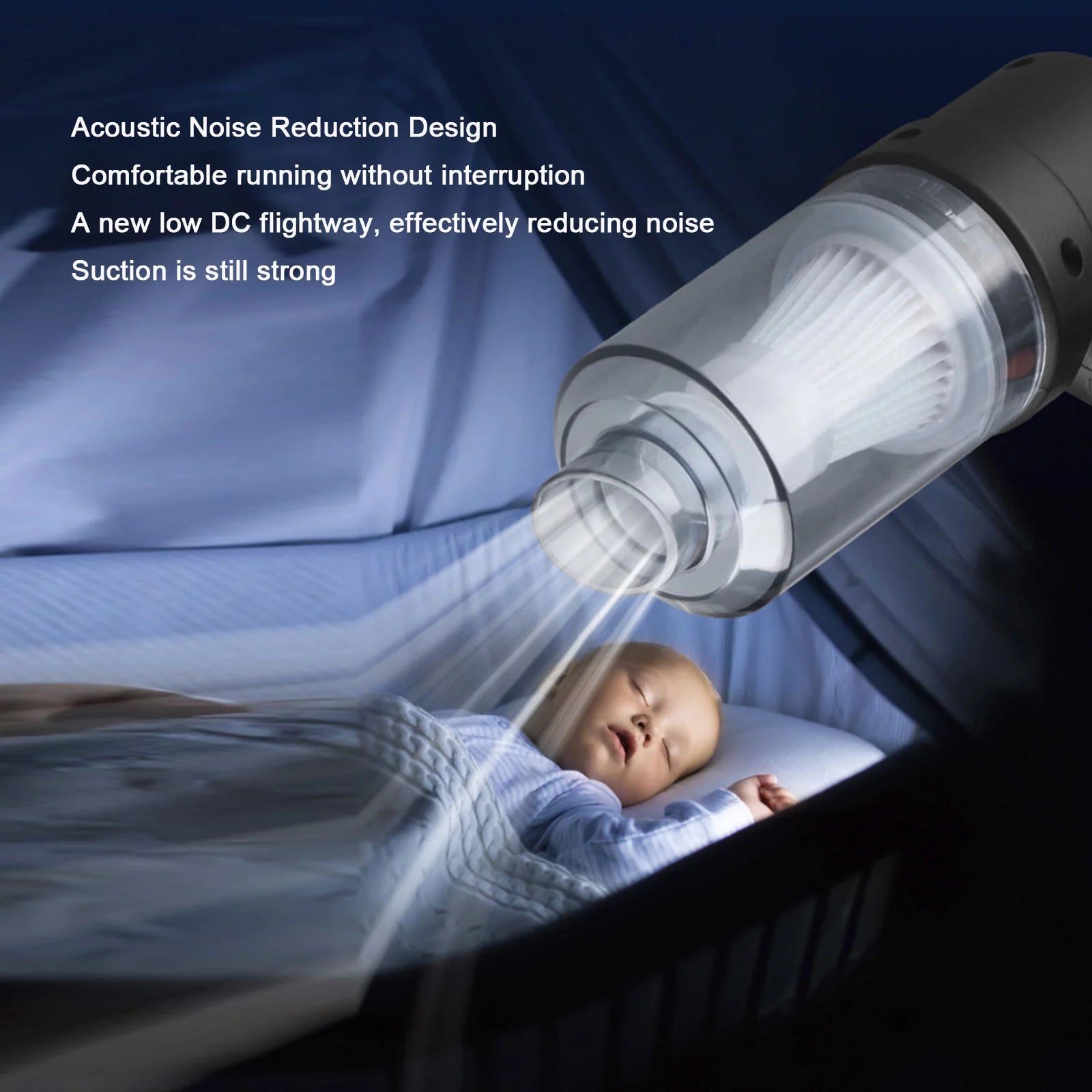 Handheld Vacuum Cleaner, 7.28X2.17X6.1 Inch, Mini Car Cordless Vacuum Cleaner, Portable Vacuum Cleaner, Dry/Wet Handheld Vacuum Cleaner