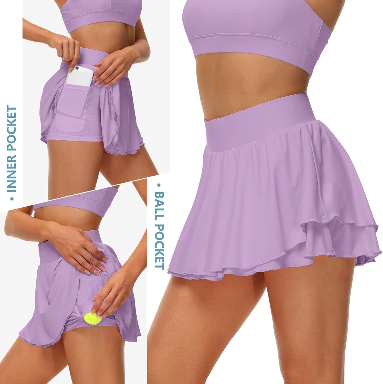 Women'S Athletic Tennis Skirts