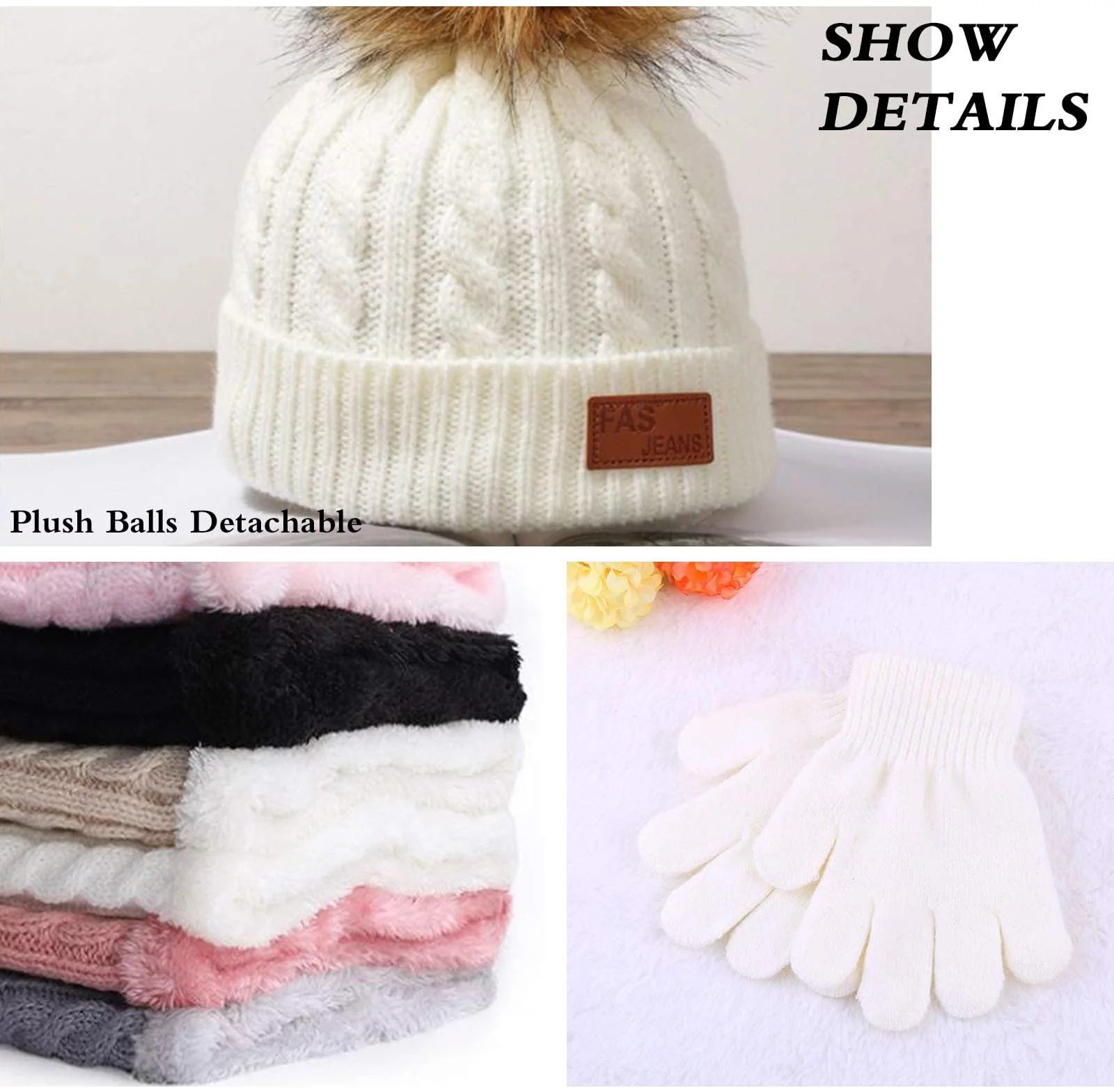 Kids Toddler Winter Beanie