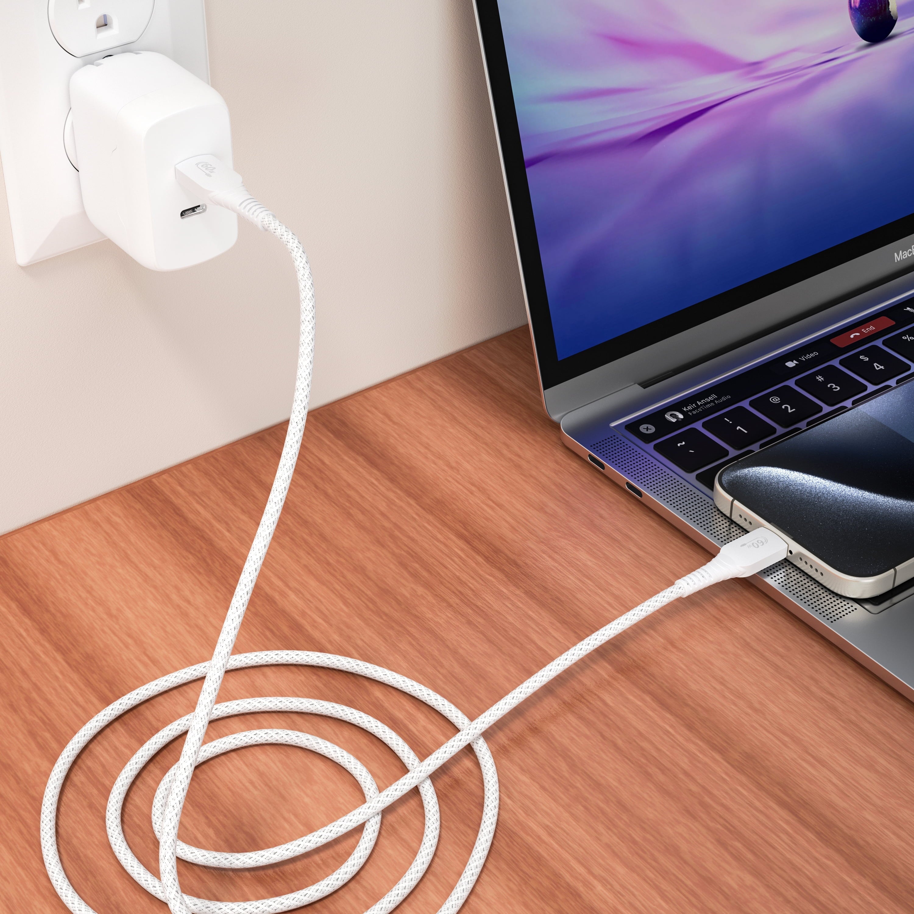 USB-C to USB-C Braided Charging Cable